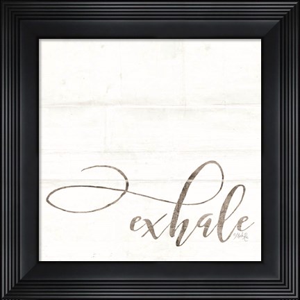 Framed Exhale Print