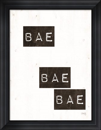 Framed Bae Bae Bae Print