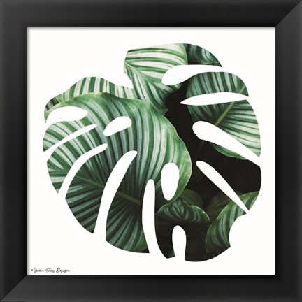 Framed Leaves Leaf Print