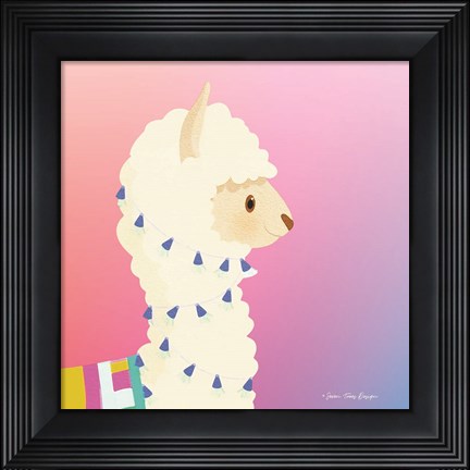 Framed Llama Print