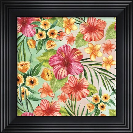 Framed Tropical Life I Print