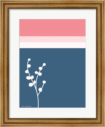 Framed Plant and the Lines I Print