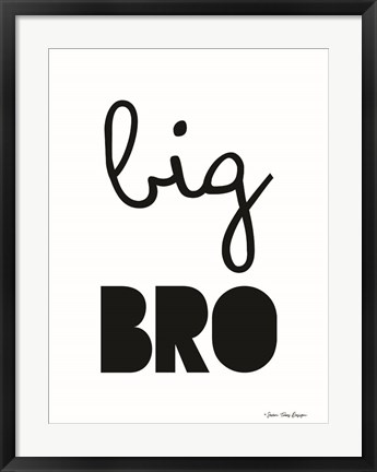 Framed Big Bro Print