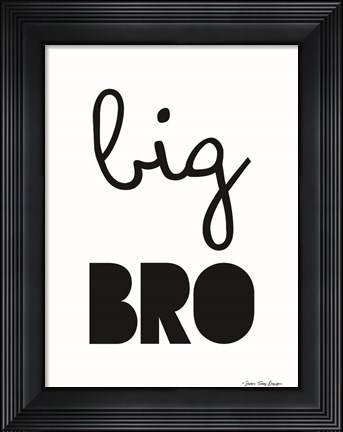 Framed Big Bro Print