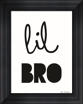 Framed Lil Bro Print