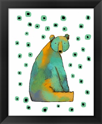 Framed Bear Print