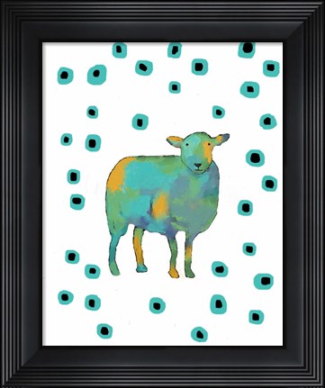 Framed Sheep Print