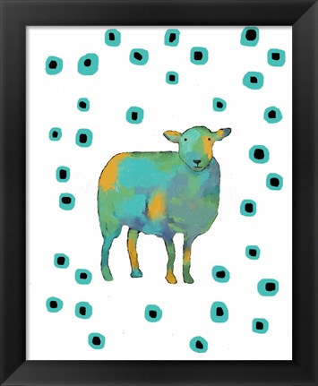 Framed Sheep Print