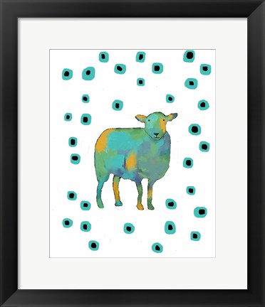 Framed Sheep Print