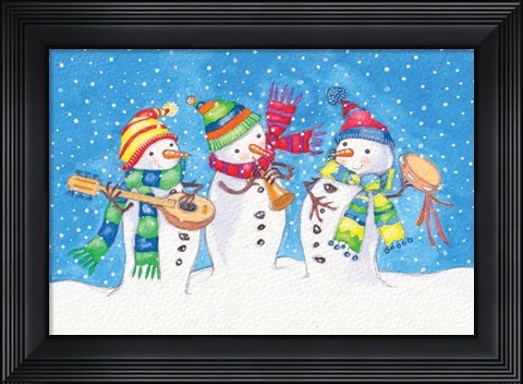 Framed Snow Band Print