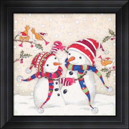 Framed Snow Dancers Print