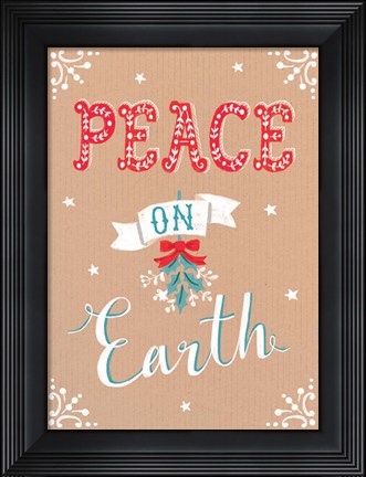 Framed Peace on Earth Print