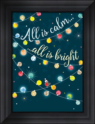 Framed All is Calm Print