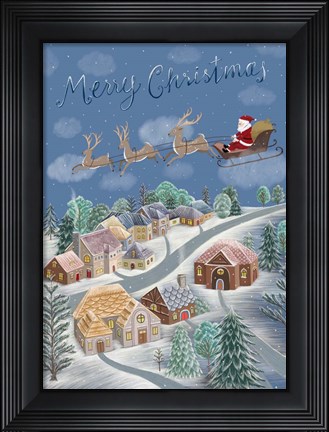 Framed Merry Christmas Print