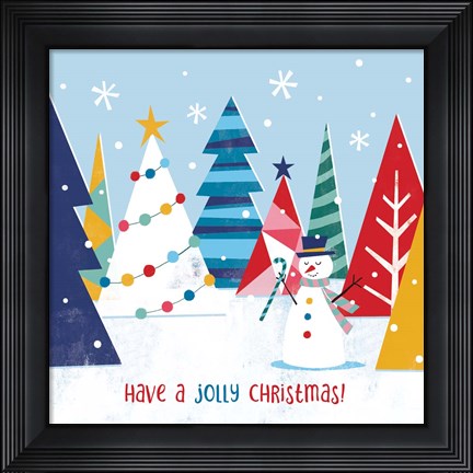 Framed Jolly Christmas Print