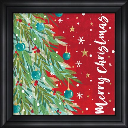 Framed Merry Christmas Print