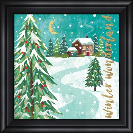 Framed Winter Wonderland Print