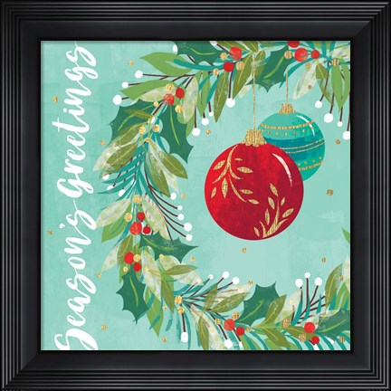 Framed Season's Greetings Print
