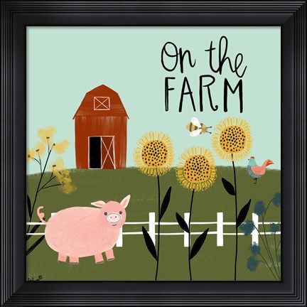 Framed On the Farm Print