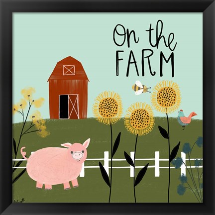 Framed On the Farm Print