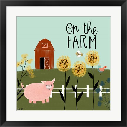 Framed On the Farm Print