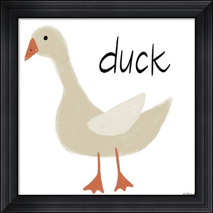 Framed Duck Print