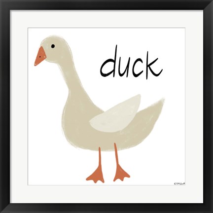 Framed Duck Print