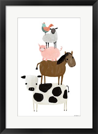 Framed Farm Buddies Print