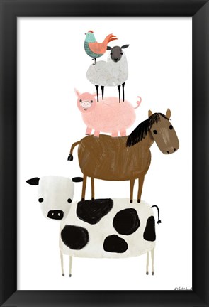 Framed Farm Buddies Print