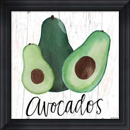Framed Avocados Print