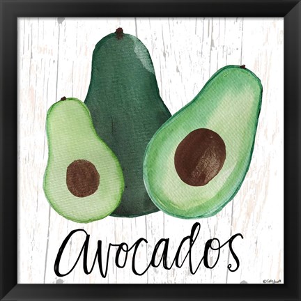 Framed Avocados Print