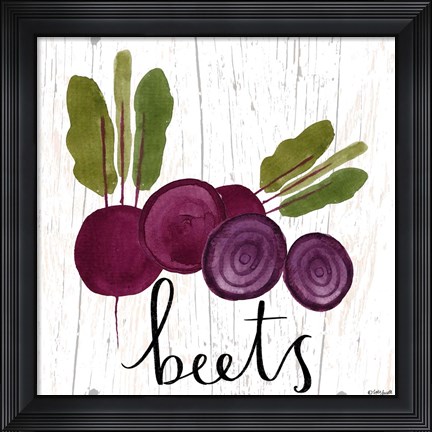 Framed Beets Print