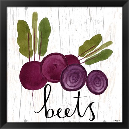 Framed Beets Print