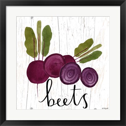 Framed Beets Print