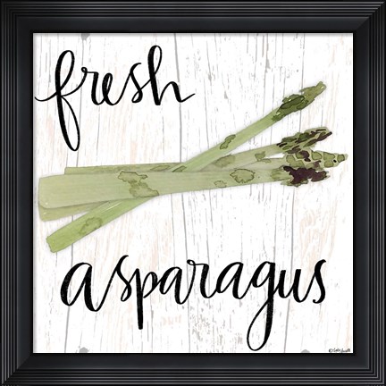 Framed Fresh Asparagus Print