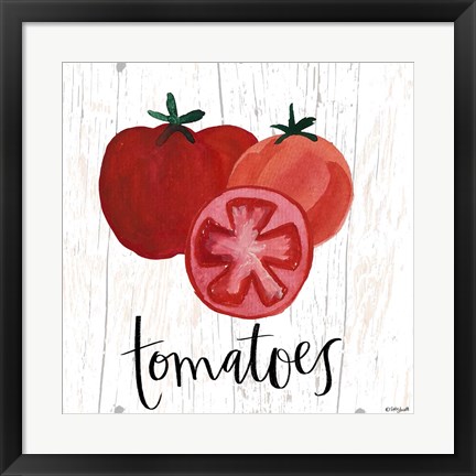 Framed Tomatoes Print