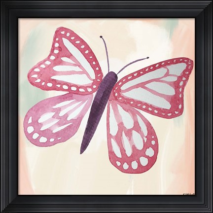 Framed Butterfly V Print