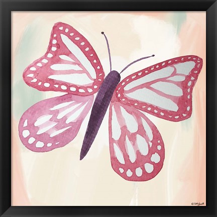 Framed Butterfly V Print