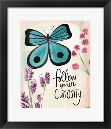 Framed Follow Your Curiosity Print