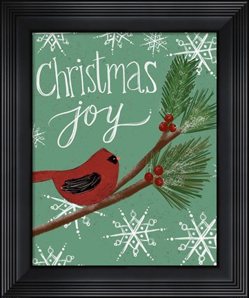 Framed Christmas Joy Print