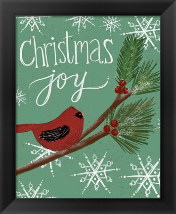 Framed Christmas Joy Print