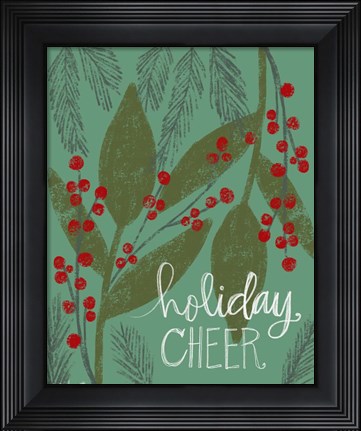 Framed Holiday Cheer Print