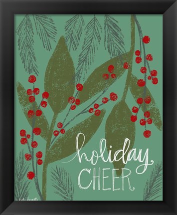 Framed Holiday Cheer Print