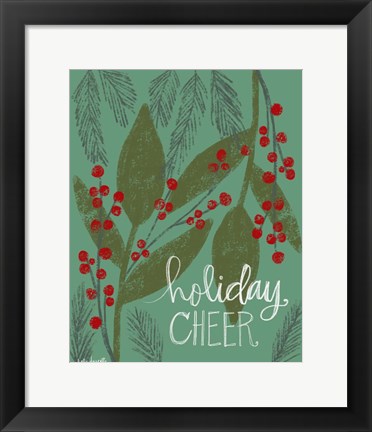 Framed Holiday Cheer Print