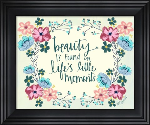 Framed Life&#39;s Little Moments Print