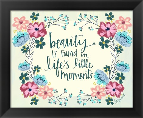 Framed Life&#39;s Little Moments Print