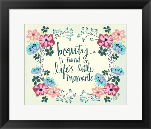 Framed Life&#39;s Little Moments Print