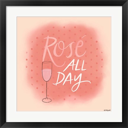 Framed Rose All Day Print