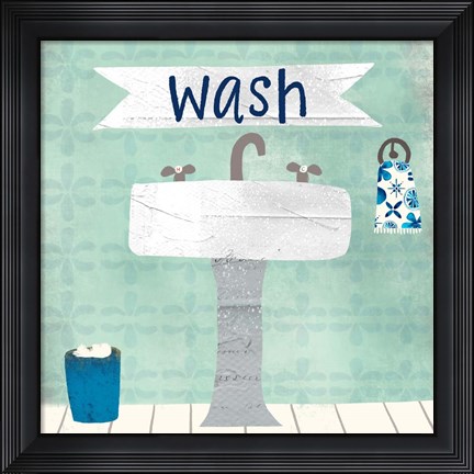 Framed Wash Print