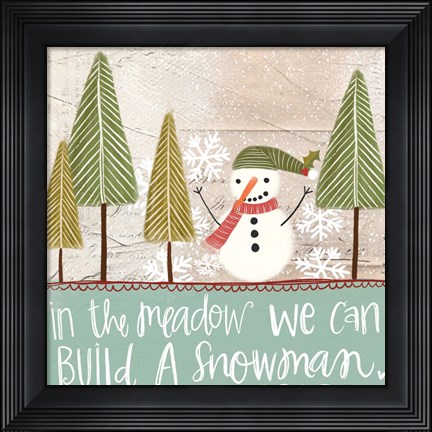 Framed In the Meadow Print
